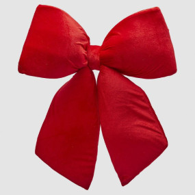 Laço Veludo Vermelho 63cm